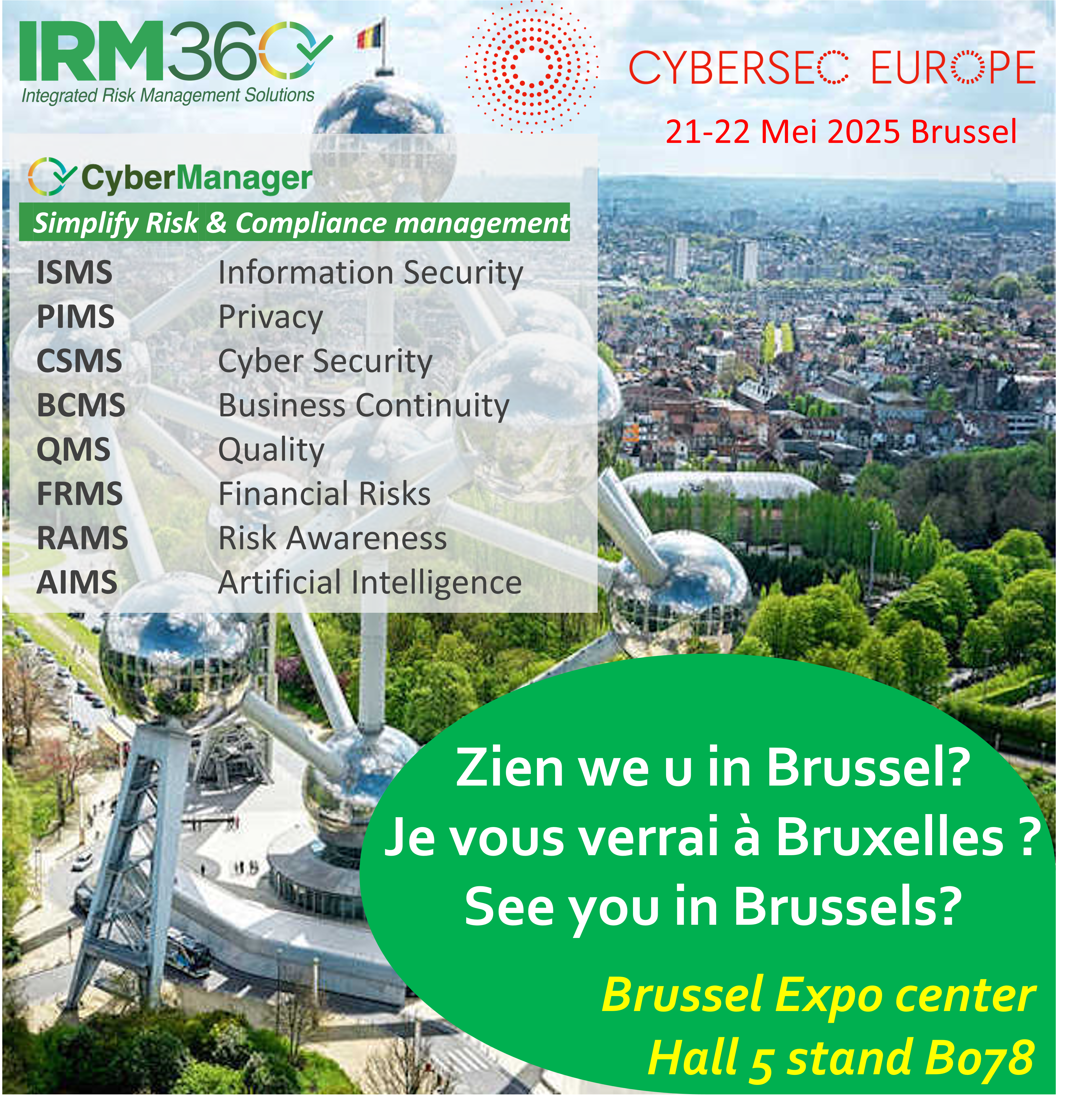 IRM360 Cybersec Brussel - IRM360